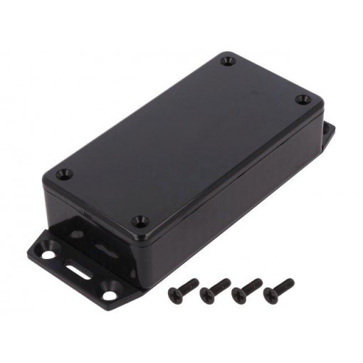 1591AF2SBK; Enclosure: multipurpose; X: 50mm; Y: 100mm; Z: 25mm; 1591; ABS; black; HAMMOND