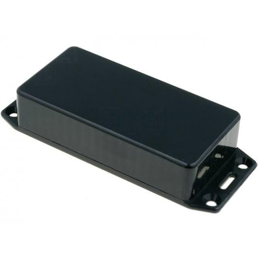 1591AFLBK; Enclosure: multipurpose; X: 50mm; Y: 100mm; Z: 25mm; 1591; ABS; black; HAMMOND