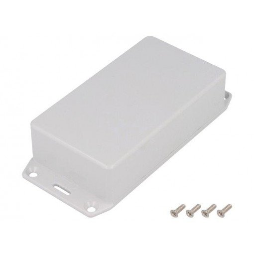 1591BFLGY; Enclosure: multipurpose; X: 62mm; Y: 112mm; Z: 31mm; 1591; ABS; grey; HAMMOND