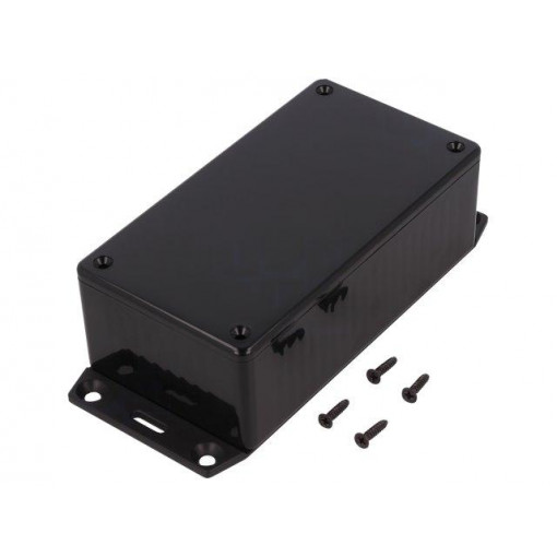 1591CF2SBK; Enclosure: multipurpose; X: 65mm; Y: 120mm; Z: 40mm; 1591; ABS; black; HAMMOND