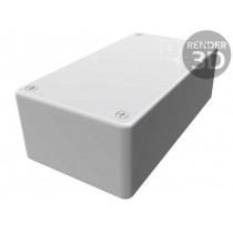 1591CSGY; Enclosure: multipurpose; X: 65mm; Y: 120mm; Z: 40mm; 1591S; ABS; grey; HAMMOND