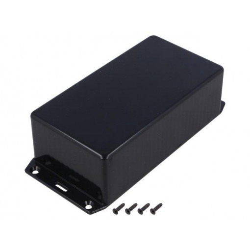 1591DSFLBK; Enclosure: multipurpose; X: 80mm; Y: 150mm; Z: 50mm; 1591S; ABS; black; HAMMOND