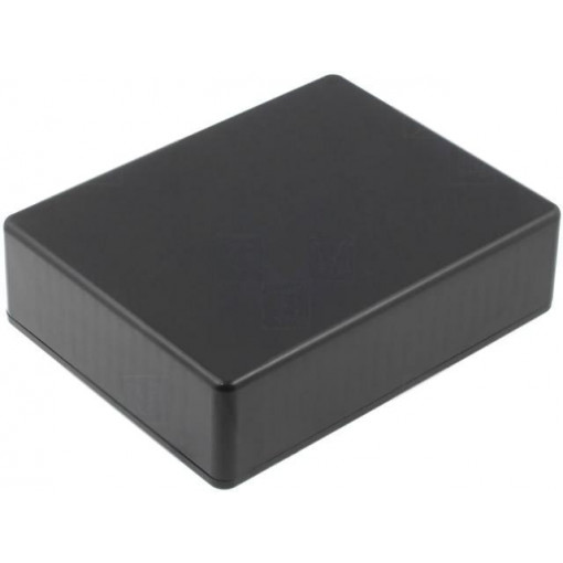 1591GSBK; Enclosure: multipurpose; X: 94mm; Y: 121mm; Z: 34mm; 1591S; ABS; black; HAMMOND
