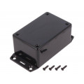 1591LF2SBK; Enclosure: multipurpose; X: 56mm; Y: 85mm; Z: 40mm; 1591; ABS; black; HAMMOND