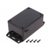 1591LF2SBK; Enclosure: multipurpose; X: 56mm; Y: 85mm; Z: 40mm; 1591; ABS; black; HAMMOND