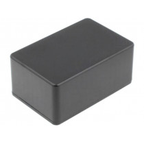 1591LSBK; Enclosure: multipurpose; X: 56mm; Y: 85mm; Z: 39mm; 1591S; ABS; black; HAMMOND