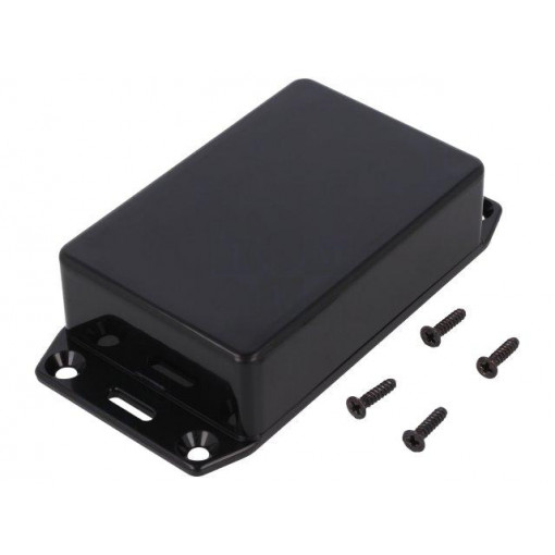 1591MSFLBK; Enclosure: multipurpose; X: 56mm; Y: 85mm; Z: 25mm; 1591S; ABS; black; HAMMOND