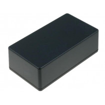 1591XXCBK; Enclosure: multipurpose; X: 66mm; Y: 121mm; Z: 40mm; 1591XX; ABS; IP54; HAMMOND