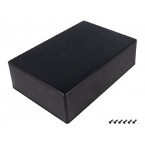 1591XXFBK; Enclosure: multipurpose; X: 150mm; Y: 221mm; Z: 63mm; 1591XX; ABS; HAMMOND