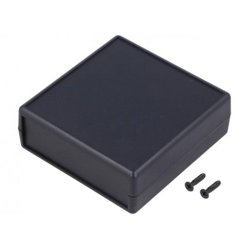 1593ARBK; Enclosure: multipurpose; 1593; X: 74mm; Y: 75mm; Z: 27mm; ABS; black; HAMMOND