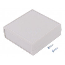 1593ARGY; Enclosure: multipurpose; 1593; X: 74mm; Y: 75mm; Z: 27mm; ABS; grey; HAMMOND