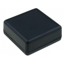 1593JBK; Enclosure: multipurpose; 1593; X: 66mm; Y: 66mm; Z: 26mm; ABS; black; HAMMOND