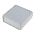 1593KGY; Enclosure: multipurpose; 1593; X: 66mm; Y: 66mm; Z: 28mm; ABS; grey; HAMMOND