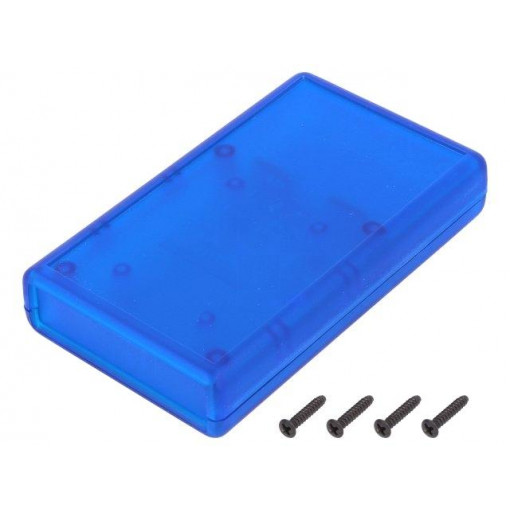 1593TTBU; Enclosure: multipurpose; with flap on baterries; 1593; X: 66mm; HAMMOND