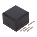 1594AWBK; Enclosure: multipurpose; X: 56mm; Y: 56mm; Z: 40mm; 1594; ABS; black; HAMMOND