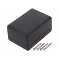 1594BWBK; Enclosure: multipurpose; X: 56mm; Y: 81mm; Z: 40mm; 1594; ABS; black; HAMMOND