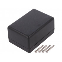 1594BWBK; Enclosure: multipurpose; X: 56mm; Y: 81mm; Z: 40mm; 1594; ABS; black; HAMMOND