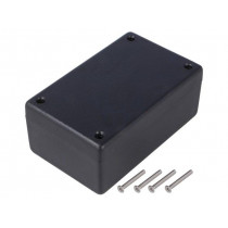 1594CWBK; Enclosure: multipurpose; X: 66mm; Y: 105mm; Z: 45mm; 1594; ABS; black; HAMMOND