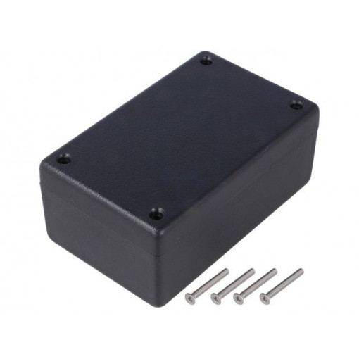 1594CWBK; Enclosure: multipurpose; X: 66mm; Y: 105mm; Z: 45mm; 1594; ABS; black; HAMMOND