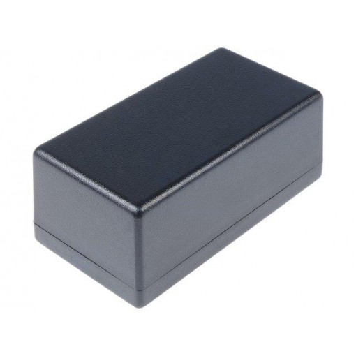 1594DBK; Enclosure: multipurpose; X: 66mm; Y: 131mm; Z: 55mm; 1594; ABS; black; HAMMOND