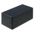 1594DSBK; Enclosure: multipurpose; X: 66mm; Y: 131mm; Z: 55mm; 1594; ABS; black; HAMMOND