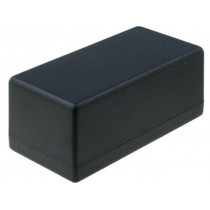 1594DSBK; Enclosure: multipurpose; X: 66mm; Y: 131mm; Z: 55mm; 1594; ABS; black; HAMMOND