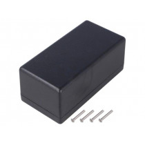 1594DWBK; Enclosure: multipurpose; X: 66mm; Y: 131mm; Z: 55mm; 1594; ABS; black; HAMMOND