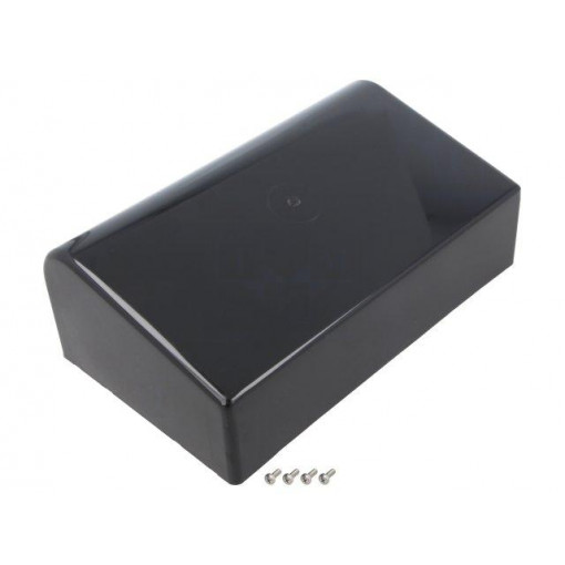 1595EBK; Enclosure: desktop; 1595; X: 215mm; Y: 130mm; Z: 75mm; ABS; black; HAMMOND