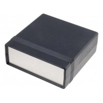 1598BBK; Enclosure: with panel; 1598; X: 135mm; Y: 134mm; Z: 50mm; ABS; black; HAMMOND
