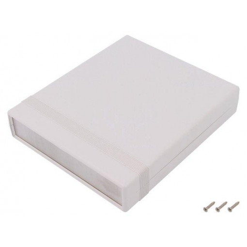 1598BBSGY; Enclosure: with panel; 1598; X: 154mm; Y: 36mm; Z: 179mm; ABS; grey; HAMMOND