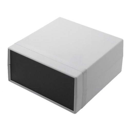 1598ESGYPBK; Enclosure: with panel; 1598; X: 160mm; Y: 160mm; Z: 86mm; ABS; grey; HAMMOND