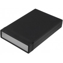 1598FBK; Enclosure: with panel; 1598; X: 160mm; Y: 250mm; Z: 40mm; ABS; black; HAMMOND