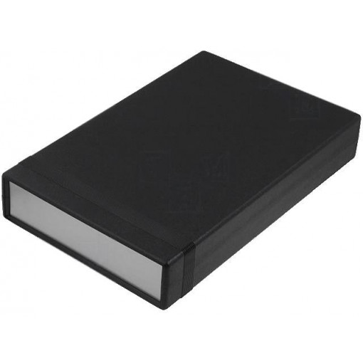1598FBK; Enclosure: with panel; 1598; X: 160mm; Y: 250mm; Z: 40mm; ABS; black; HAMMOND