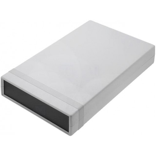 1598FSGYPBK; Enclosure: with panel; 1598; X: 160mm; Y: 250mm; Z: 40mm; ABS; grey; HAMMOND