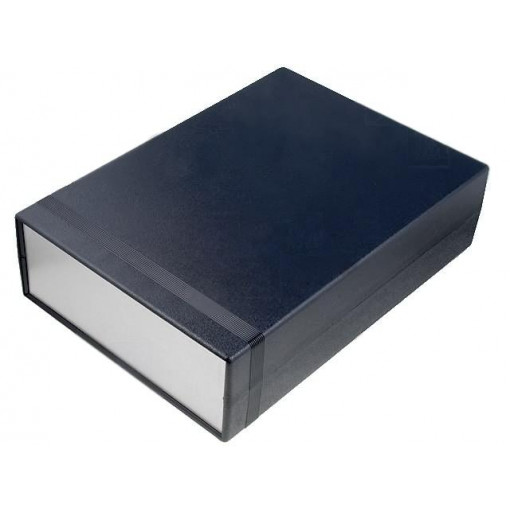 1598JBK; Enclosure: with panel; 1598; X: 200mm; Y: 280mm; Z: 76mm; ABS; black; HAMMOND