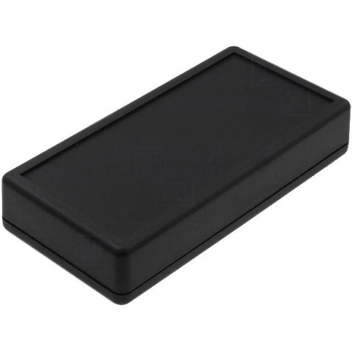 1599BBK; Enclosure: multipurpose; X: 65mm; Y: 130mm; Z: 25mm; 1599; ABS; black; HAMMOND