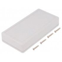 1599BGYBATCP; Enclosure: multipurpose; X: 65mm; Y: 130mm; Z: 25mm; 1599; ABS; grey; HAMMOND