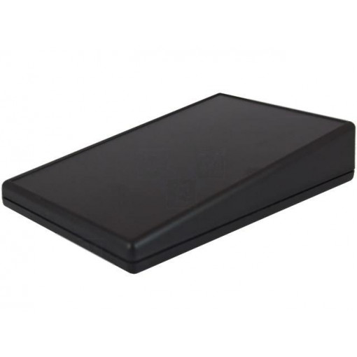 1599KTLBK; Enclosure: desktop; 1599; X: 140mm; Y: 220mm; Z: 40.5mm; ABS; black; HAMMOND