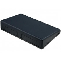 1599KTSBK; Enclosure: desktop; 1599; X: 140mm; Y: 220mm; Z: 46.5mm; ABS; black; HAMMOND