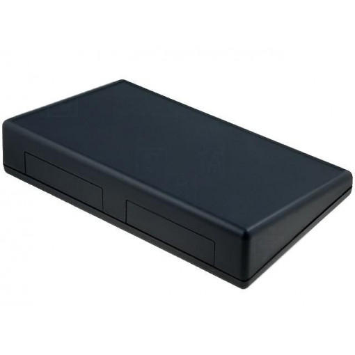 1599KTSBK; Enclosure: desktop; 1599; X: 140mm; Y: 220mm; Z: 46.5mm; ABS; black; HAMMOND