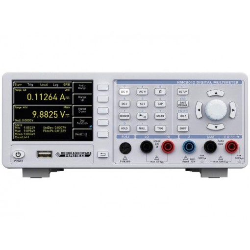 HMC8012; Benchtop multimeter; Sampling: 200x/s; 400m/4/40/400/1000V; ROHDE & SCHWARZ HMC8012; Benchtop multimeter; Sampling: 200x/s; 400m/4/40/400/1000V; ROHDE & SCHWARZ