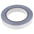 ; Tape: electrically conductive; W: 19mm; L: 33m; Thk: 0.078mm; 6%; H-OLD