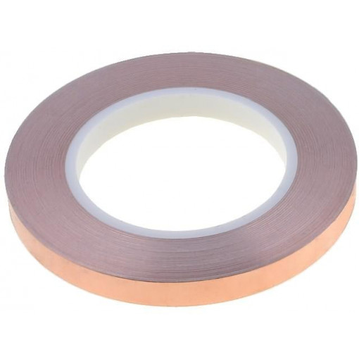; Tape: electrically conductive; W: 12mm; L: 33m; Thk: 0.08mm; acrylic; H-OLD ; Tape: electrically conductive; W: 12mm; L: 33m; Thk: 0.08mm; acrylic; H-OLD