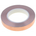 ; Tape: electrically conductive; W: 19mm; L: 33m; Thk: 0.08mm; acrylic; H-OLD