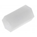 HP-10; Screwed spacer sleeve; hexagonal; polyamide; M3; 10mm; FIX&FASTEN HP-10; Screwed spacer sleeve; hexagonal; polyamide; M3; 10mm; FIX&FASTEN