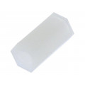 HP-11; Screwed spacer sleeve; hexagonal; polyamide; M3; 11mm; FIX&FASTEN HP-11; Screwed spacer sleeve; hexagonal; polyamide; M3; 11mm; FIX&FASTEN