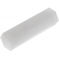 HP-20; Screwed spacer sleeve; hexagonal; polyamide; M3; 20mm; FIX&FASTEN HP-20; Screwed spacer sleeve; hexagonal; polyamide; M3; 20mm; FIX&FASTEN