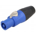 HP-3-F; Plug; circular; female; PIN: 3; for cable; 25A; thermoplastic; IP54; AMPHENOL
