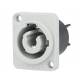 HP-3-MDG; Socket; circular; male; PIN: 3; 25A; thermoplastic; Series: HP; IP54; AMPHENOL
