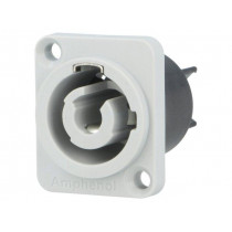 HP-3-MDG; Socket; circular; male; PIN: 3; 25A; thermoplastic; Series: HP; IP54; AMPHENOL